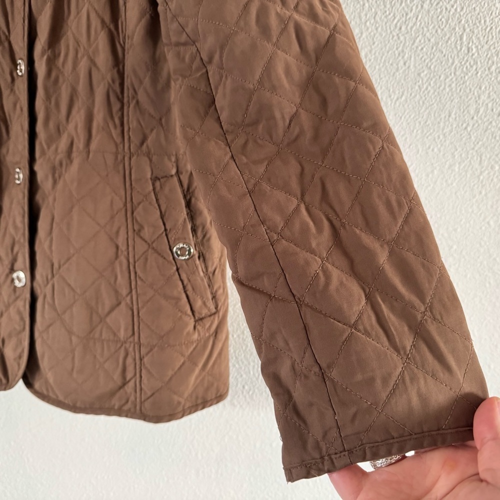 MICHAEL KORS Quilted Jacket Fall Winter Outerwear Coat Snap Close Size Large - Picture 4 of 12